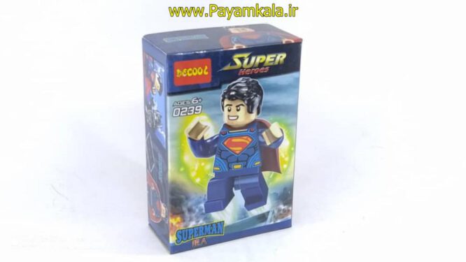 (SUPERMAN) اسباب بازی لگو ابرقهرمان (ساخت DECOOL) کد (0239)