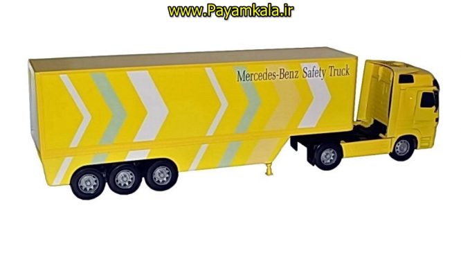 (ترانزیت) ماکت تریلی مرسدس بنز اکتروس1857 (MERCEDES-BENZ ACTROS 1857 BY NEWRAY) بزرگ 1:32 ساخت نیوری