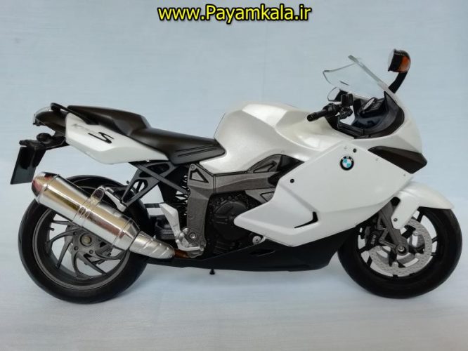 (سایز بزرگ) ماکت فلزی موتورسیکلت ب ام و (BMW K1300S BY WELLY)(1/10)