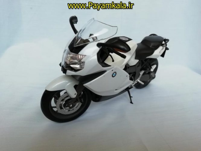 (سایز بزرگ) ماکت فلزی موتورسیکلت ب ام و (BMW K1300S BY WELLY)(1/10)