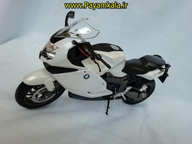 (سایز بزرگ) ماکت فلزی موتورسیکلت ب ام و (BMW K1300S BY WELLY)(1/10)