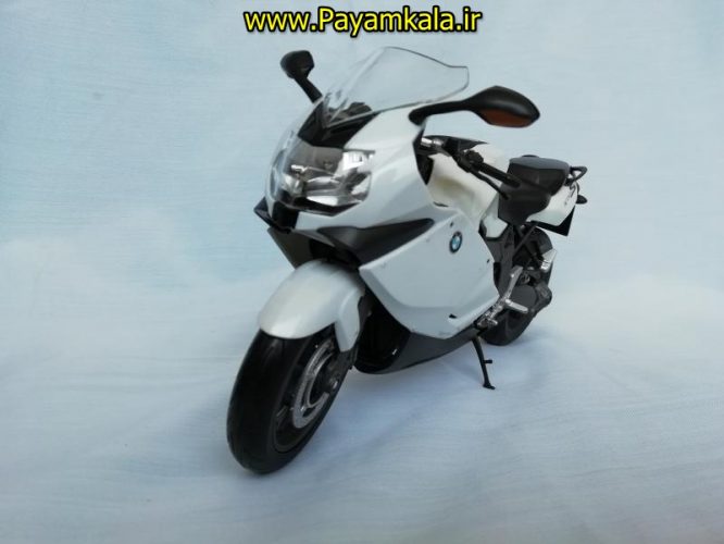 (سایز بزرگ) ماکت فلزی موتورسیکلت ب ام و (BMW K1300S BY WELLY)(1/10)