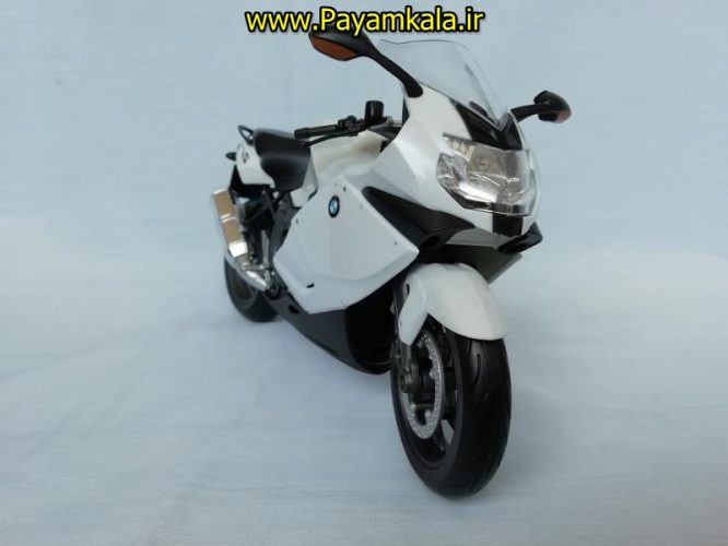 (سایز بزرگ) ماکت فلزی موتورسیکلت ب ام و (BMW K1300S BY WELLY)(1/10)