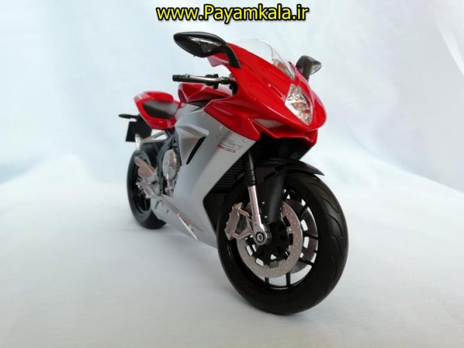 (سایز بزرگ) ماکت فلزی موتورسیکلت ام وی (MV AGUSTA F3 800 BY WELLY)(1/10)