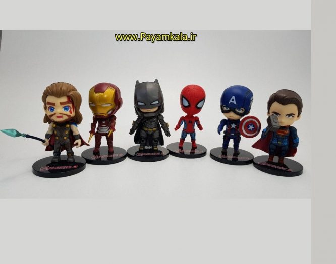 ست 6 تایی اکشن فیگور شخصیت های مینی اونجرز (AVENGERS MINI FIGURES)