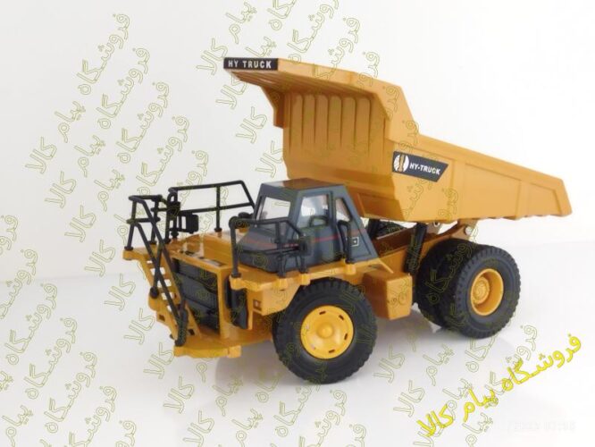 ماکت فلزی دامپ تراک بزرگ (DUMP TRUCK BY HY-TRUCK 1:50) جعبه دار