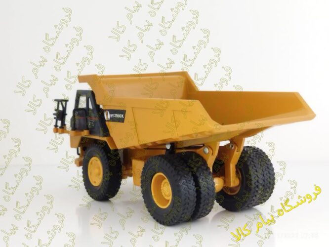 ماکت فلزی دامپ تراک بزرگ (DUMP TRUCK BY HY-TRUCK 1:50) جعبه دار