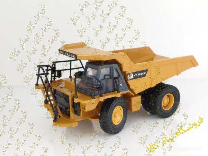 ماکت فلزی دامپ تراک بزرگ (DUMP TRUCK BY HY-TRUCK 1:50) جعبه دار