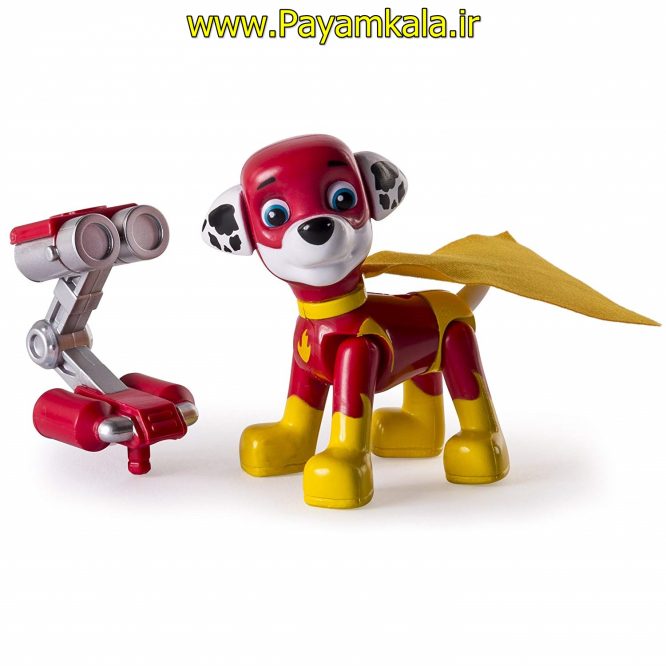 اکشن فیگور شخصیت سگ نگهبان شنلدار (Paw Patrol - Marshall Super Pups Figure)