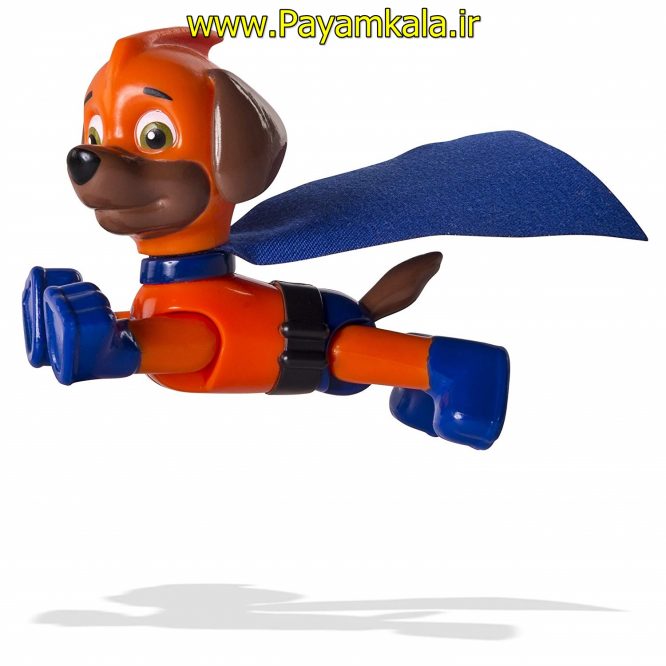 اکشن فیگور شخصیت سگ نگهبان شنلدار (Paw Patrol - Zuma Super Pups Figure)