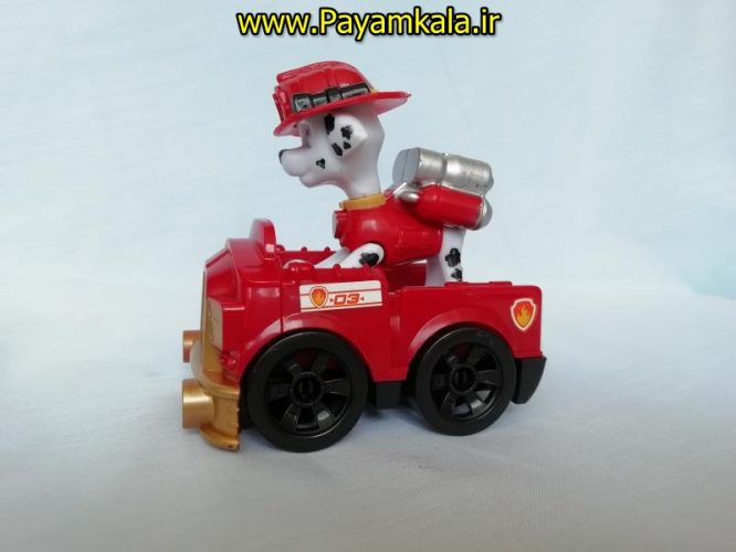 اکشن فیگور شخصیت سگ نگهبان آتشنشان با ماشین (PAW PATROL)