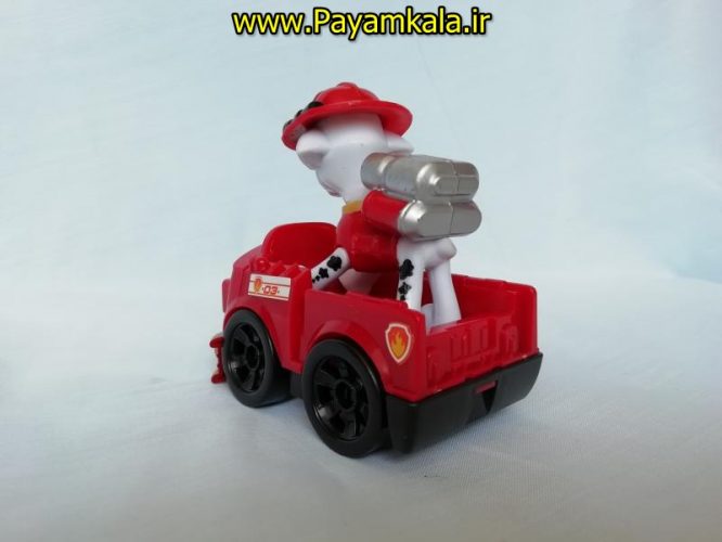 اکشن فیگور شخصیت سگ نگهبان آتشنشان با ماشین (PAW PATROL)