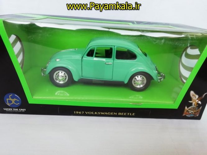 ماکت ماشین اسباب بازی فولکس بزرگ (1:24) (1967 VOLKSWAGEN BEETLE BY ROADSIGNATURE)