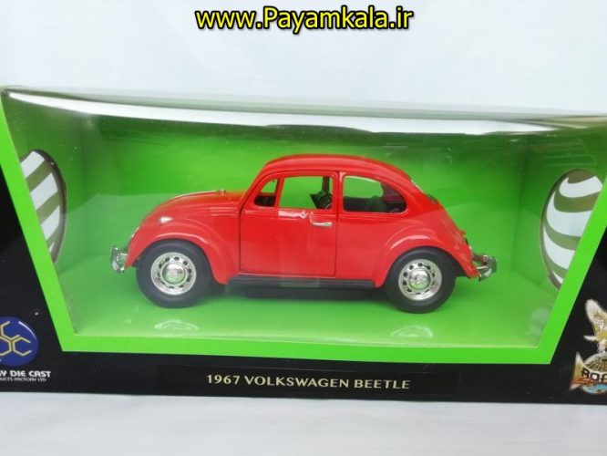 ماکت ماشین اسباب بازی فولکس بزرگ (1:24) (1967 VOLKSWAGEN BEETLE BY ROADSIGNATURE)