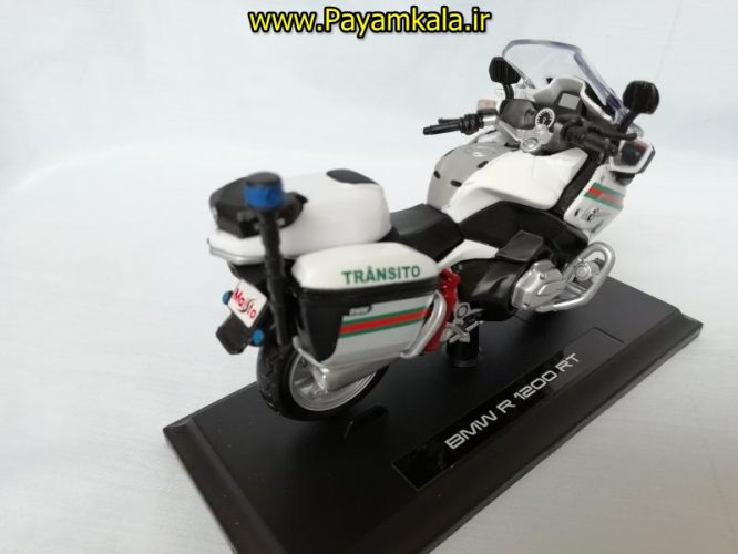 ماکت فلزی موتورسیکلت ب ام و ترانزیت (BMW R1200RT TRANSITO BY MAISTO)(1/18)