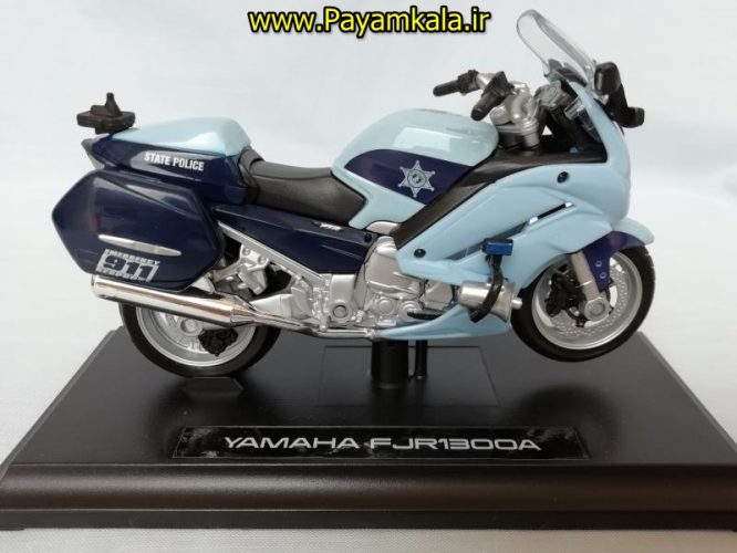 ماکت فلزی موتورسیکلت یاماها پلیس ایالتی (YAMAHA FJR1300A BY MAISTO)(1/18)