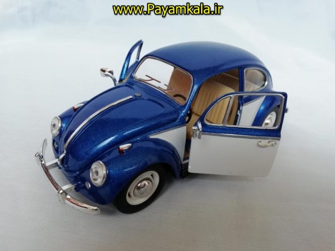 ماکت ماشین اسباب بازی فولکس بزرگ (1:24) (VOLKSWAGEN BEETLE 1967)