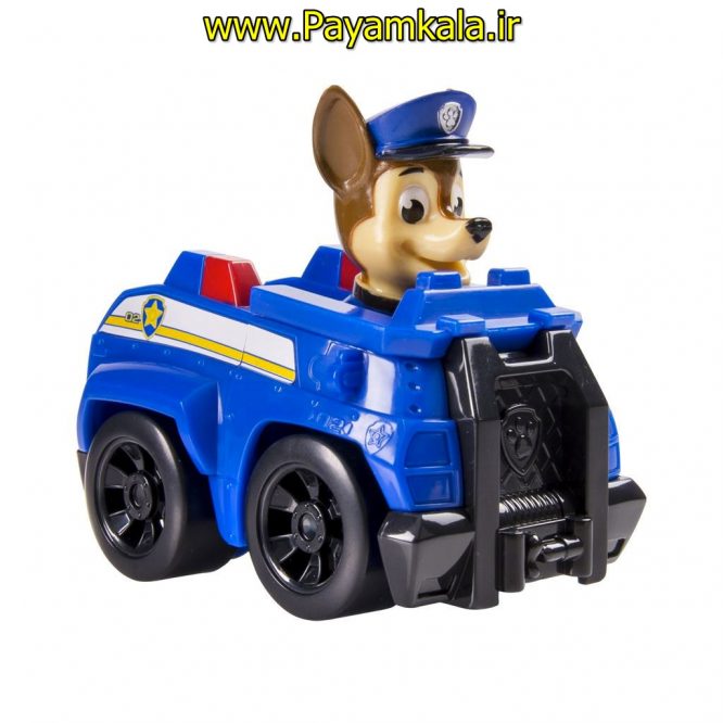 اکشن فیگور شخصیت سگ نگهبان پلیس با ماشین (PAW PATROL)