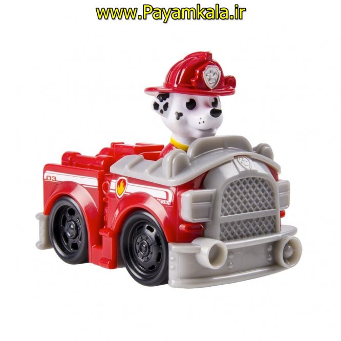 اکشن فیگور شخصیت سگ نگهبان آتشنشان با ماشین (PAW PATROL)