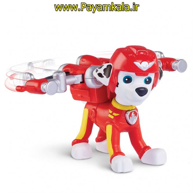 اکشن فیگور شخصیت سگ نگهبان بزرگ (Pup Pack & Badge Marshall - Air Rescue)