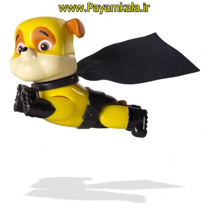 اکشن فیگور شخصیت سگ نگهبان شنلدار (Paw Patrol - Rubble Super Pups Figure)