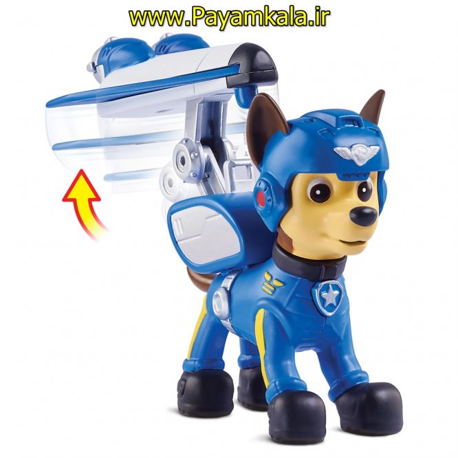 اکشن فیگور شخصیت سگ نگهبان بزرگ (Pup Pack & Badge Chase - Air Rescue)