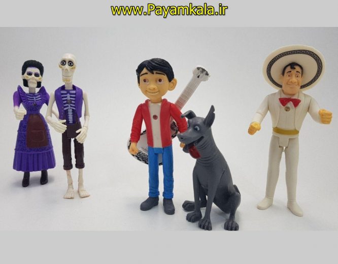 ست 5 تایی اکشن فیگور شخصیت های کوکو (COCO FIGURES)