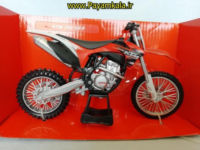 (سایز بزرگ NEWRAY) ماکت فلزی موتورسیکلت کی تی ام (KTM 350 SX-F)(1/12)