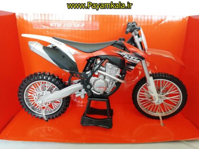 (سایز بزرگ NEWRAY) ماکت فلزی موتورسیکلت کی تی ام (KTM 350 SX-F)(1/12)