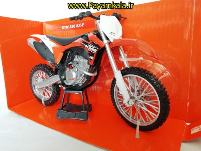 (سایز بزرگ NEWRAY) ماکت فلزی موتورسیکلت کی تی ام (KTM 350 SX-F)(1/12)