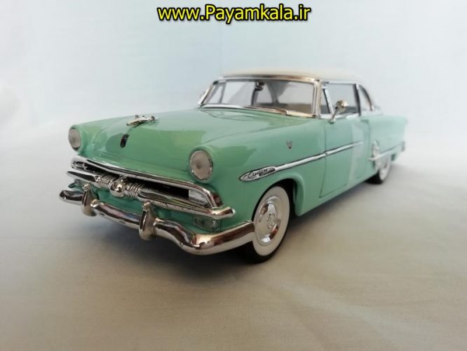 ماکت فلزی فورد ویکتوریا (1:24)  (1953) ( BUICK RIVIERA BY WELLY) آبی روشن