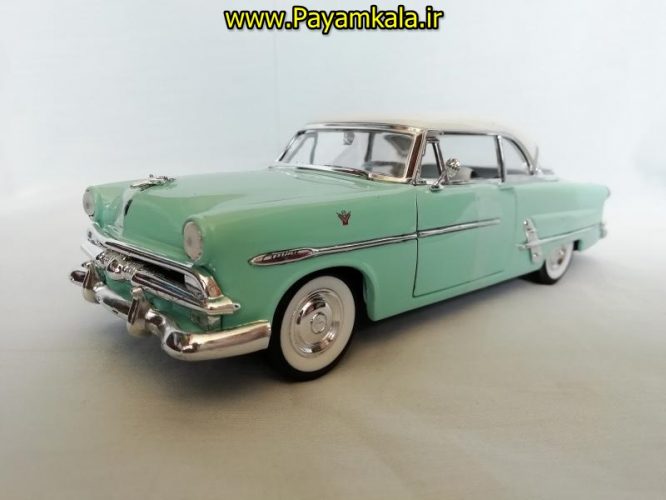 ماکت فلزی فورد ویکتوریا (1:24)  (1953) ( BUICK RIVIERA BY WELLY) آبی روشن