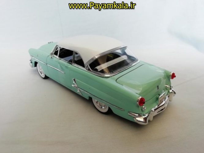 ماکت فلزی فورد ویکتوریا (1:24)  (1953) ( BUICK RIVIERA BY WELLY) آبی روشن