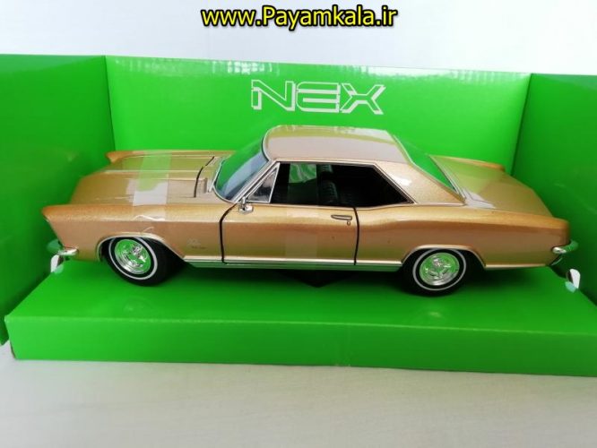 ماکت فلزی بیوک ریویرا بزرگ (1:24) (1965) ( BUICK RIVIERA BY WELLY) مسی