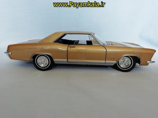 ماکت فلزی بیوک ریویرا بزرگ (1:24) (1965) ( BUICK RIVIERA BY WELLY) مسی