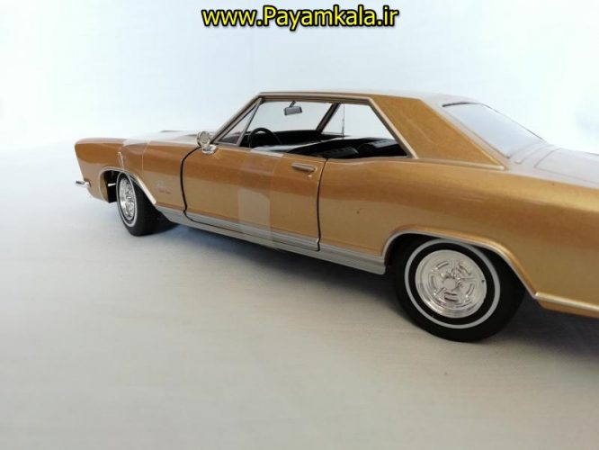 ماکت فلزی بیوک ریویرا بزرگ (1:24) (1965) ( BUICK RIVIERA BY WELLY) مسی