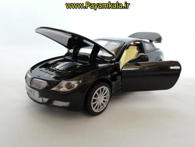 ماکت فلزی ماشین عقب کش موزیکال چراغدار اسباب بازی ب ام و (BMW M6 BY DIECAST REPLICA)