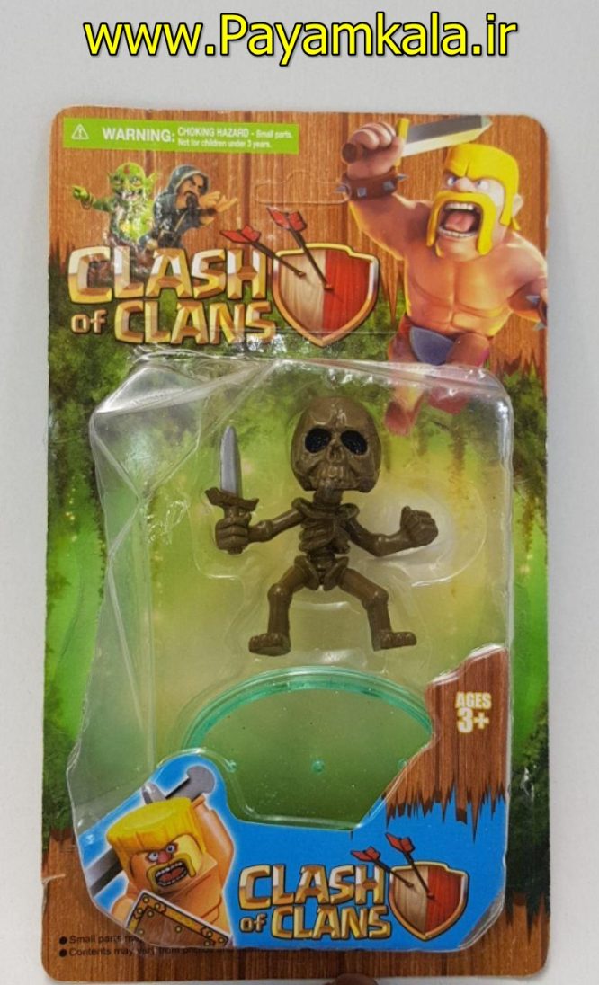 ست 5 تایی اکشن فیگور شخصیت های کلش آف کلنز (CLASH OF CLANS FIGURES)