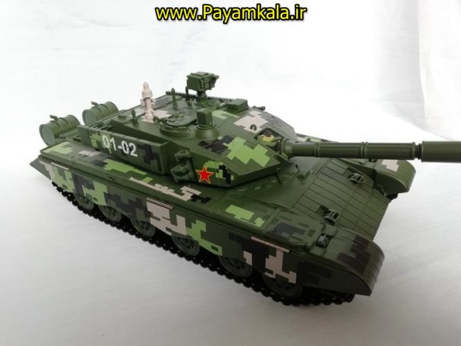 (سایز خیلی بزرگ) ماکت تانک تمام فلزی جعبه دار (TYPE 99 MAIN BATTLE TANK BY KDW)