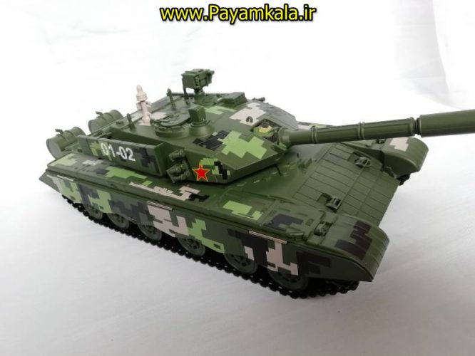 (سایز خیلی بزرگ) ماکت تانک تمام فلزی جعبه دار (TYPE 99 MAIN BATTLE TANK BY KDW)