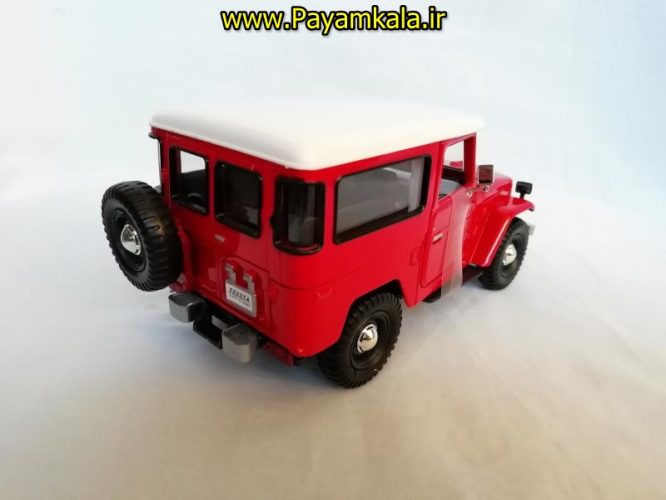 ماکت ماشین فلزی تویوتا اف جی کروزر 1:24 (TOYOTA FJ40 BY MOTORMAX) سری پلاتینوم