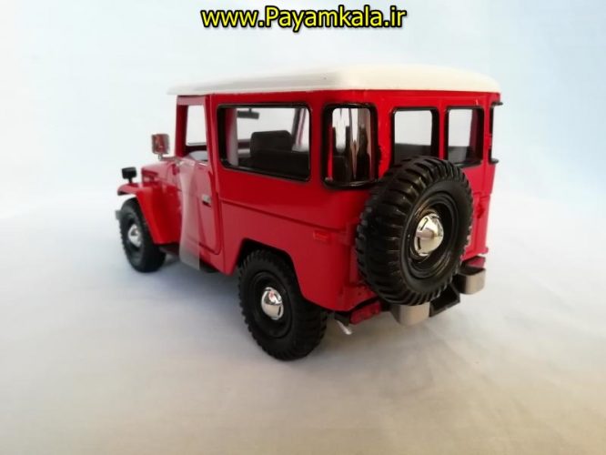 ماکت ماشین فلزی تویوتا اف جی کروزر 1:24 (TOYOTA FJ40 BY MOTORMAX) سری پلاتینوم