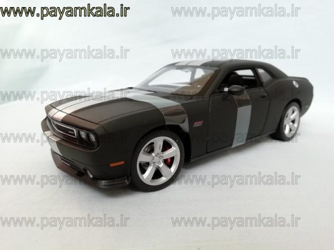 ماشین فلزی دوج چلنجر 1:24 (2012 DODGE CHALLENGER SRT BY WELLY) کربنی