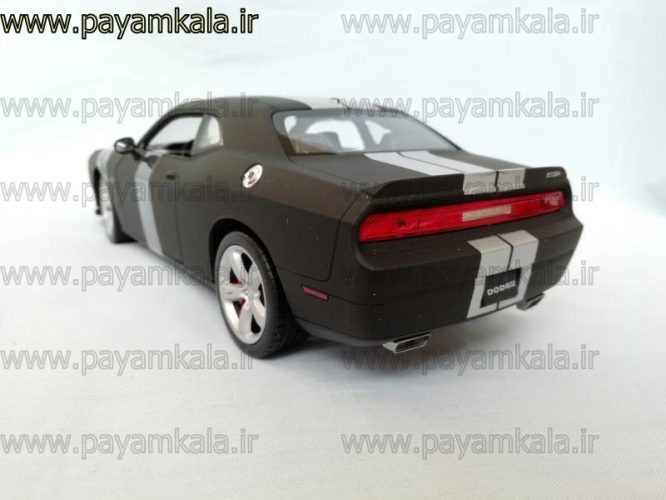 ماشین فلزی دوج چلنجر 1:24 (2012 DODGE CHALLENGER SRT BY WELLY) کربنی