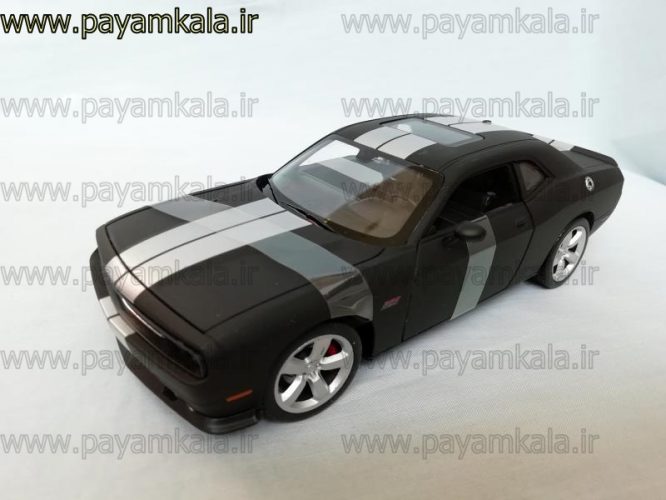 ماشین فلزی دوج چلنجر 1:24 (2012 DODGE CHALLENGER SRT BY WELLY) کربنی