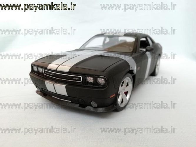 ماشین فلزی دوج چلنجر 1:24 (2012 DODGE CHALLENGER SRT BY WELLY) کربنی