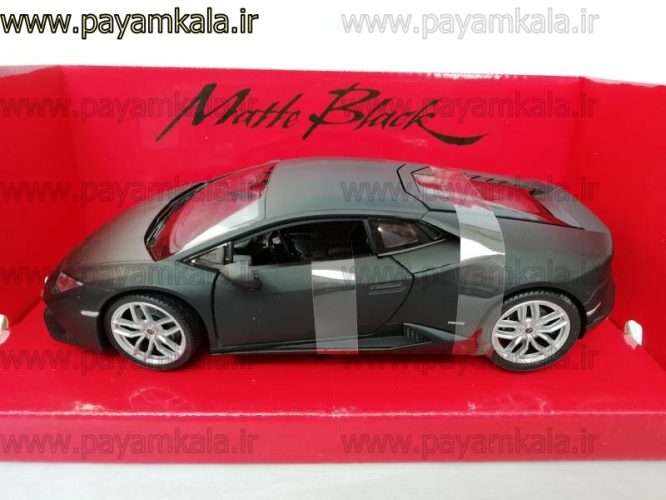 ماشین فلزی لامبورگینی هوراکان 1:24 (LAMBORGHINI HURACAN LP 610-4 BY WELLY) کربنی