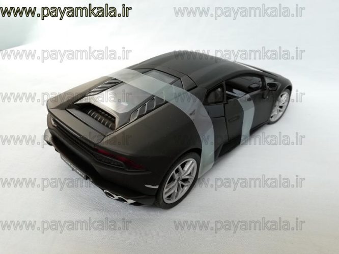 ماشین فلزی لامبورگینی هوراکان 1:24 (LAMBORGHINI HURACAN LP 610-4 BY WELLY) کربنی