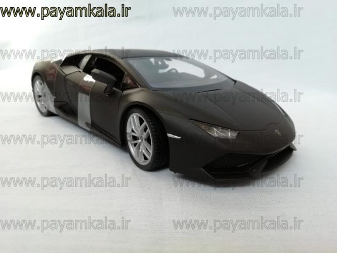 ماشین فلزی لامبورگینی هوراکان 1:24 (LAMBORGHINI HURACAN LP 610-4 BY WELLY) کربنی