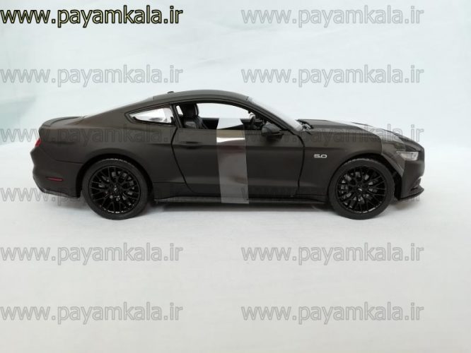 ماشین فلزی فورد موستانگ 1:24 (2015 FORD MUSTANG GT BY WELLY) کربنی